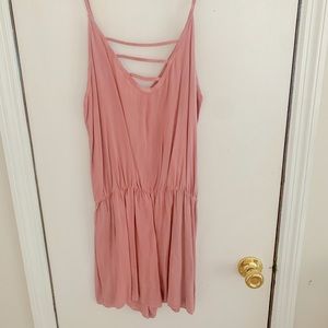 rose pink romper
